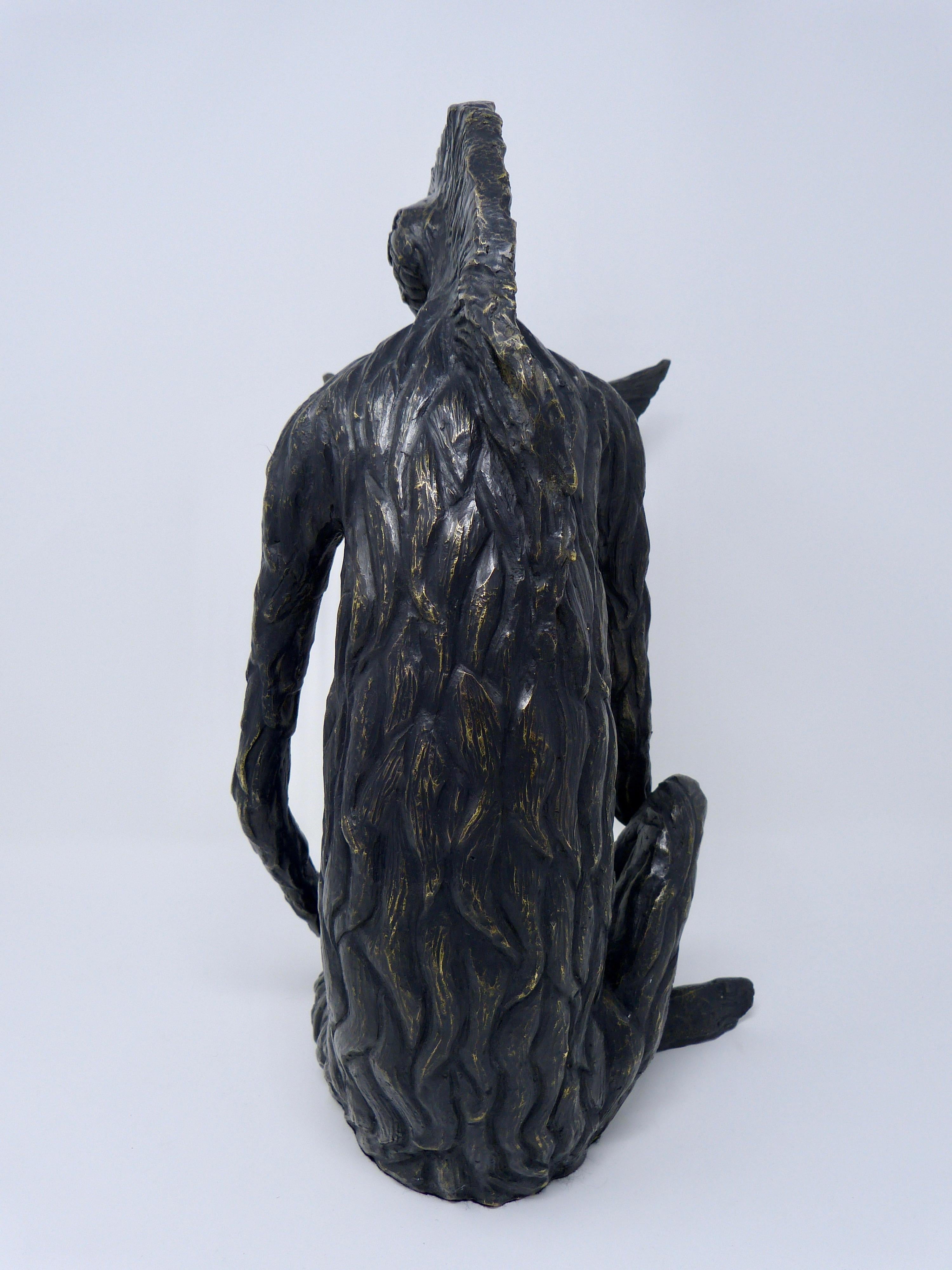El Nahual del Mono Bronze Sculpture by Leonora Carrington PA 2007 Certificate In Excellent Condition For Sale In Torreon, Coahuila