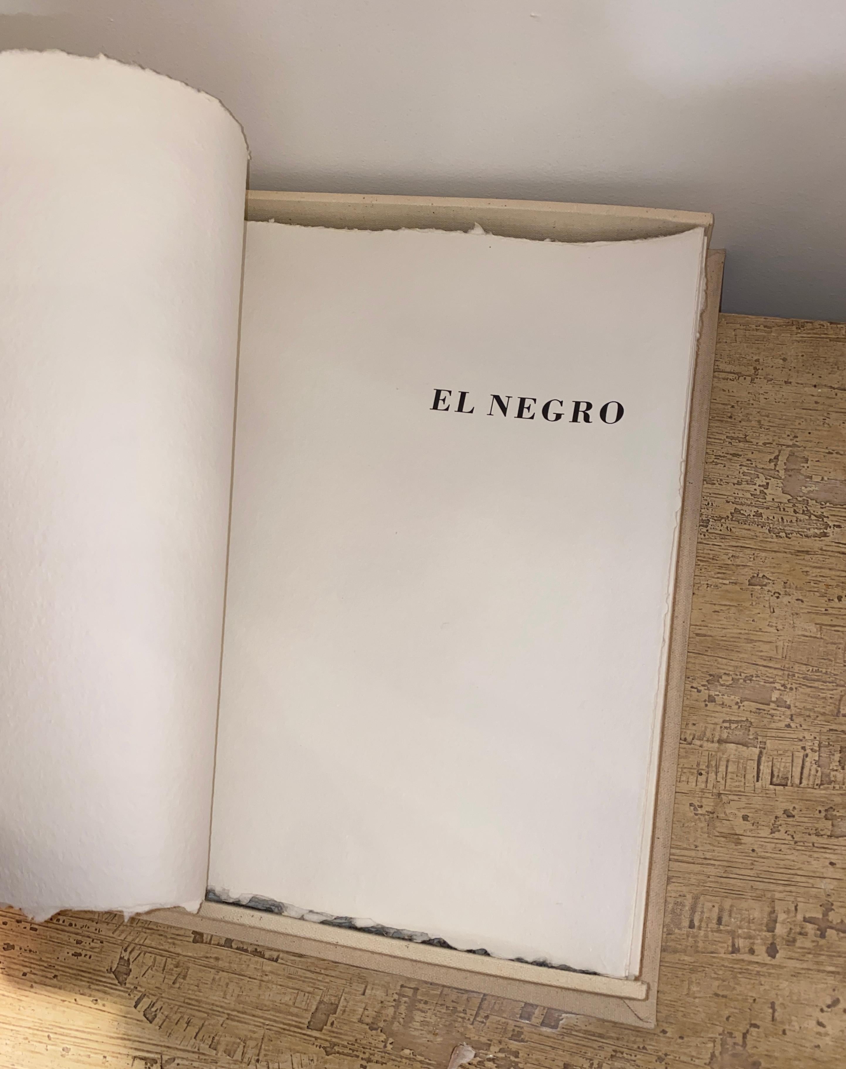 Late 20th Century El Negro - Robert Motherwell (1915-1991) For Sale