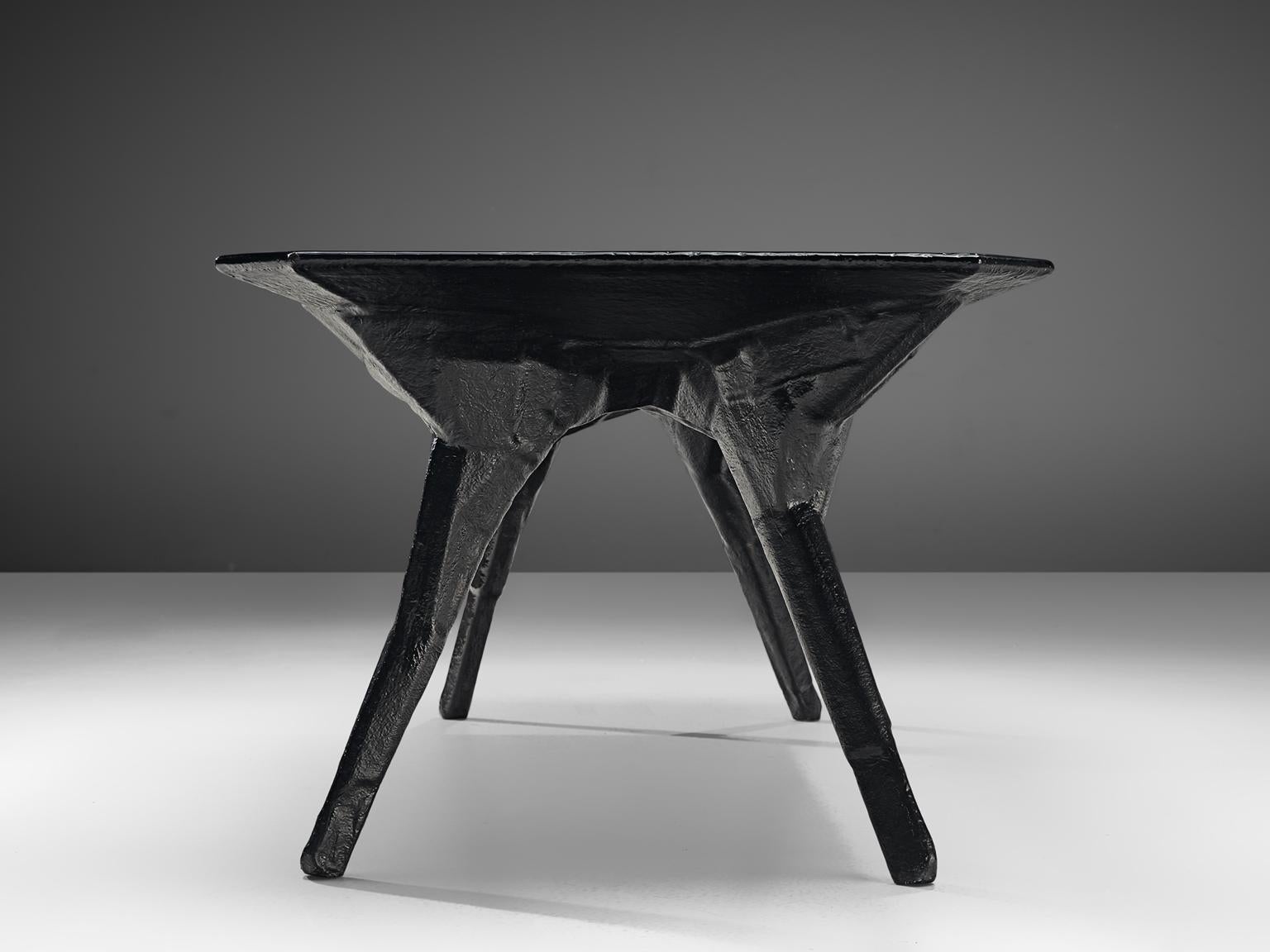 Fiberglass El Ultimo Grito Dining Table with Sculptural Legs