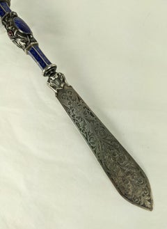 Elaborato tagliacarte in lapis francese del XIX secolo