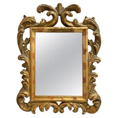 Elaborate 20th Century Gold Leaf Framed Mirror