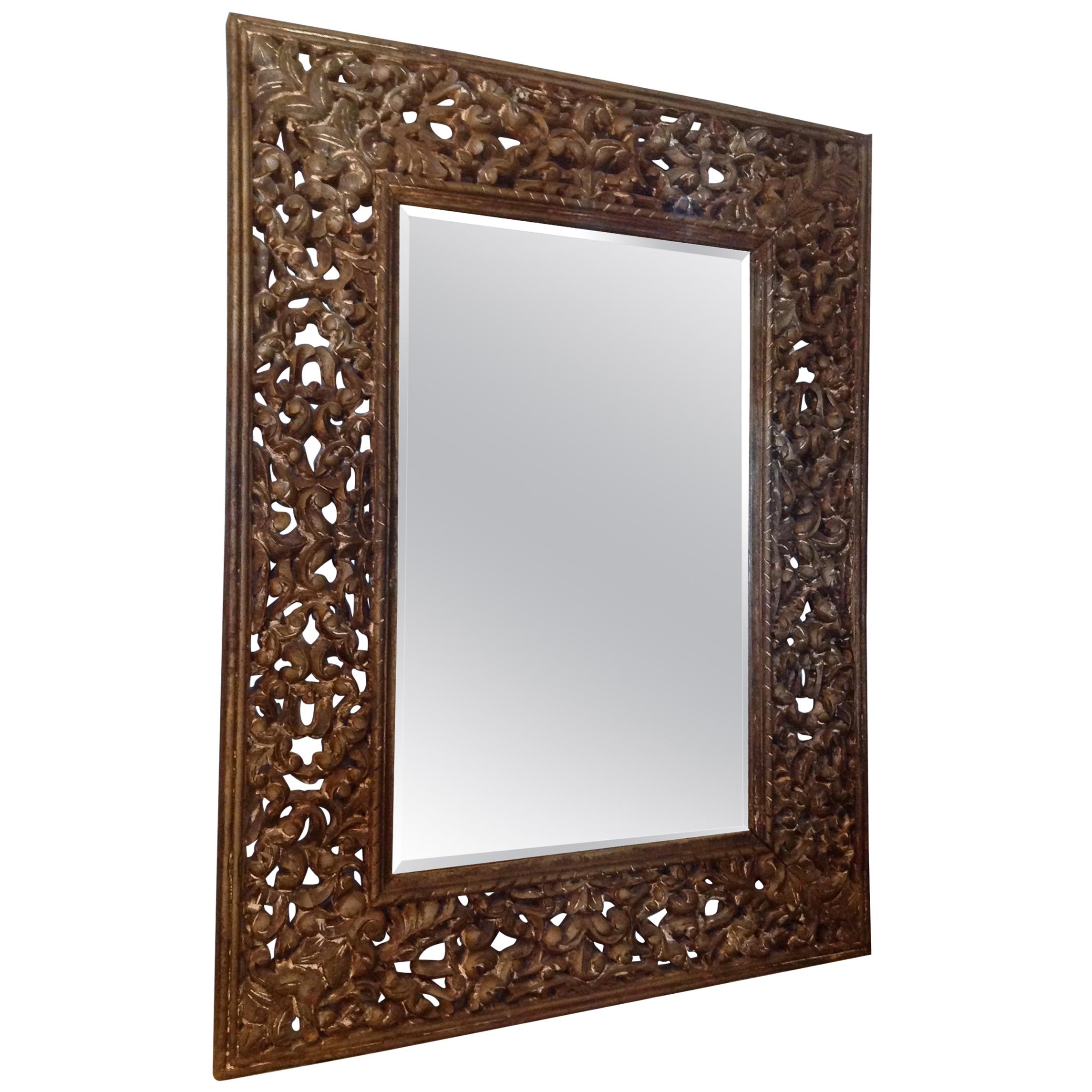 Elaborate Anglo-Indian Mirror