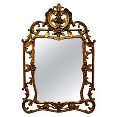 Elaborato specchio da parete Atsonea Rococo Gilt