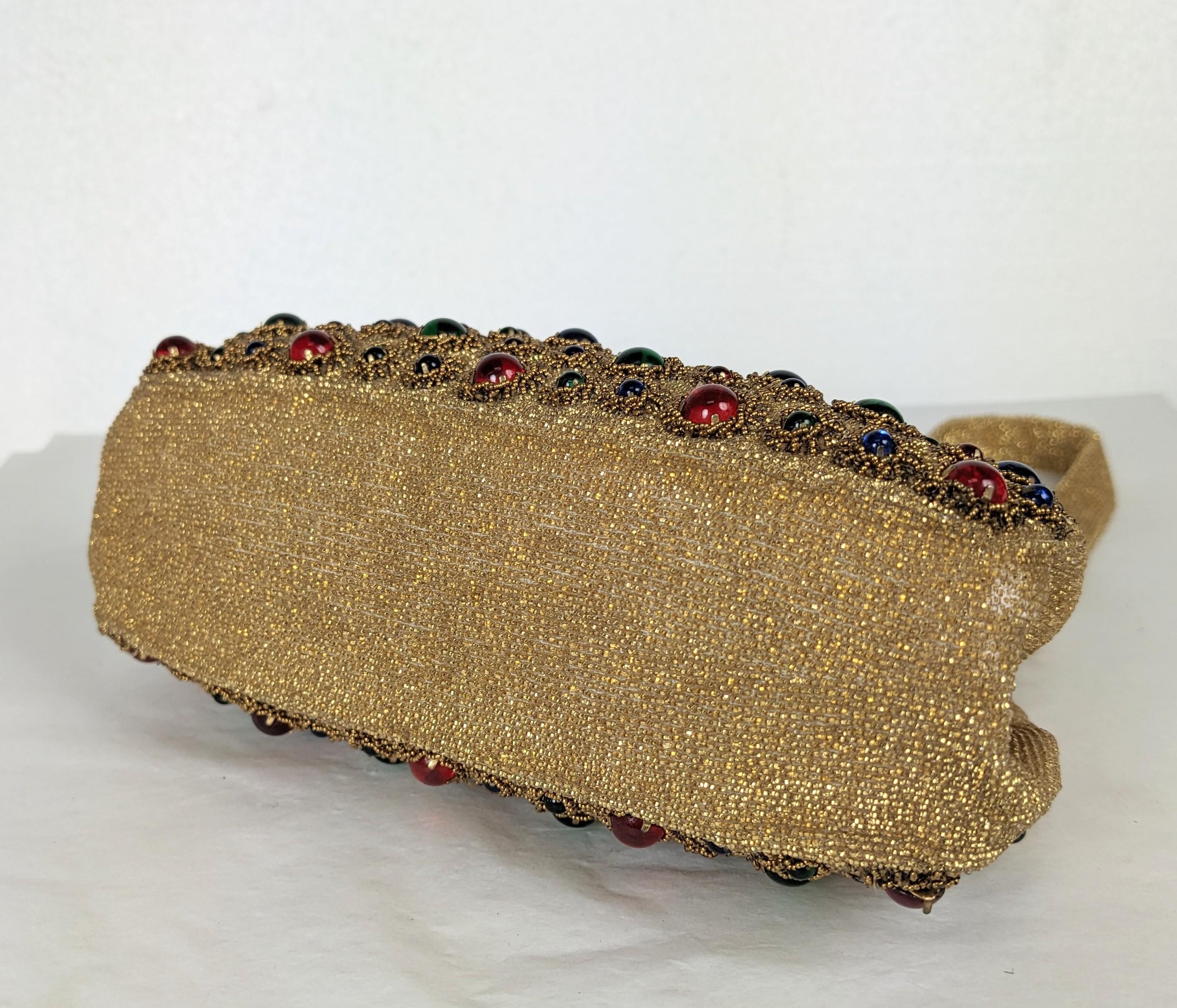 Elaborate Beaded French Evening Bag, Saks Fifth Ave. For Sale 5