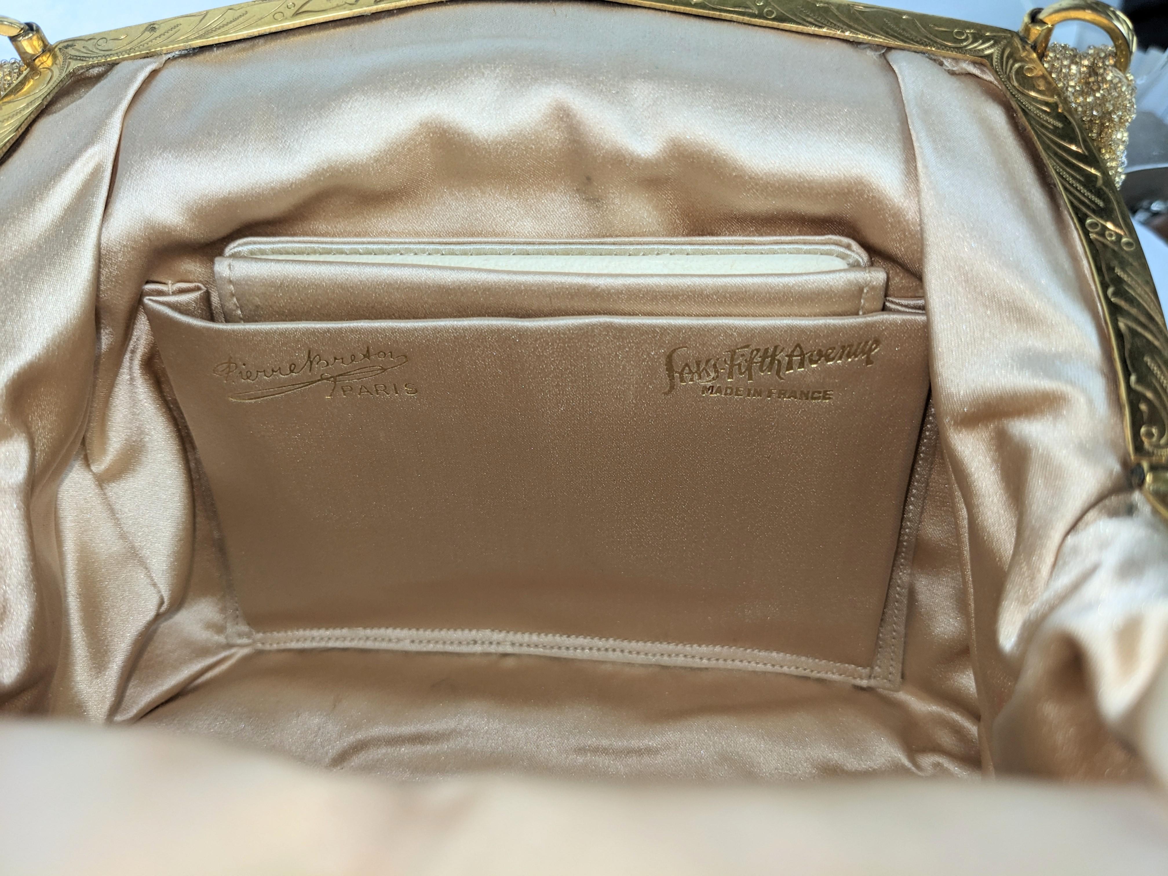 Elaborate Beaded French Evening Bag, Saks Fifth Ave. For Sale 7