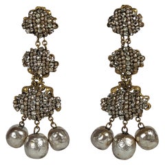 Elaborate Miriam Haskell Chandelier Earrings Elaborate Miriam Haskell Chandelier Earrings
