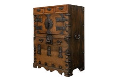 Elaborate Rustic Antique Korean Chest