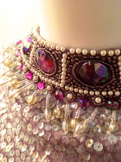 Elaborate Sequin and Rhinestone Top - 1970's