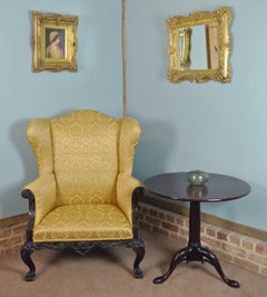 Elaborately Carved and Original Georgian Giltwood Frame with Bevelled Mirror