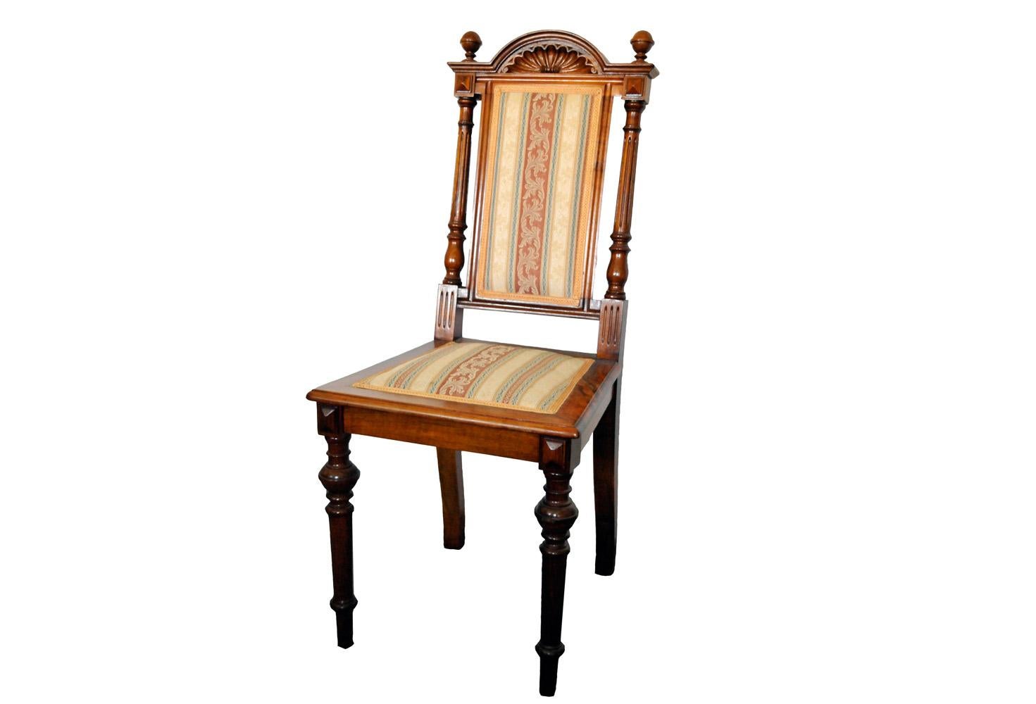 Hungarian Elaborately Carved Chair, circa 1890 For Sale