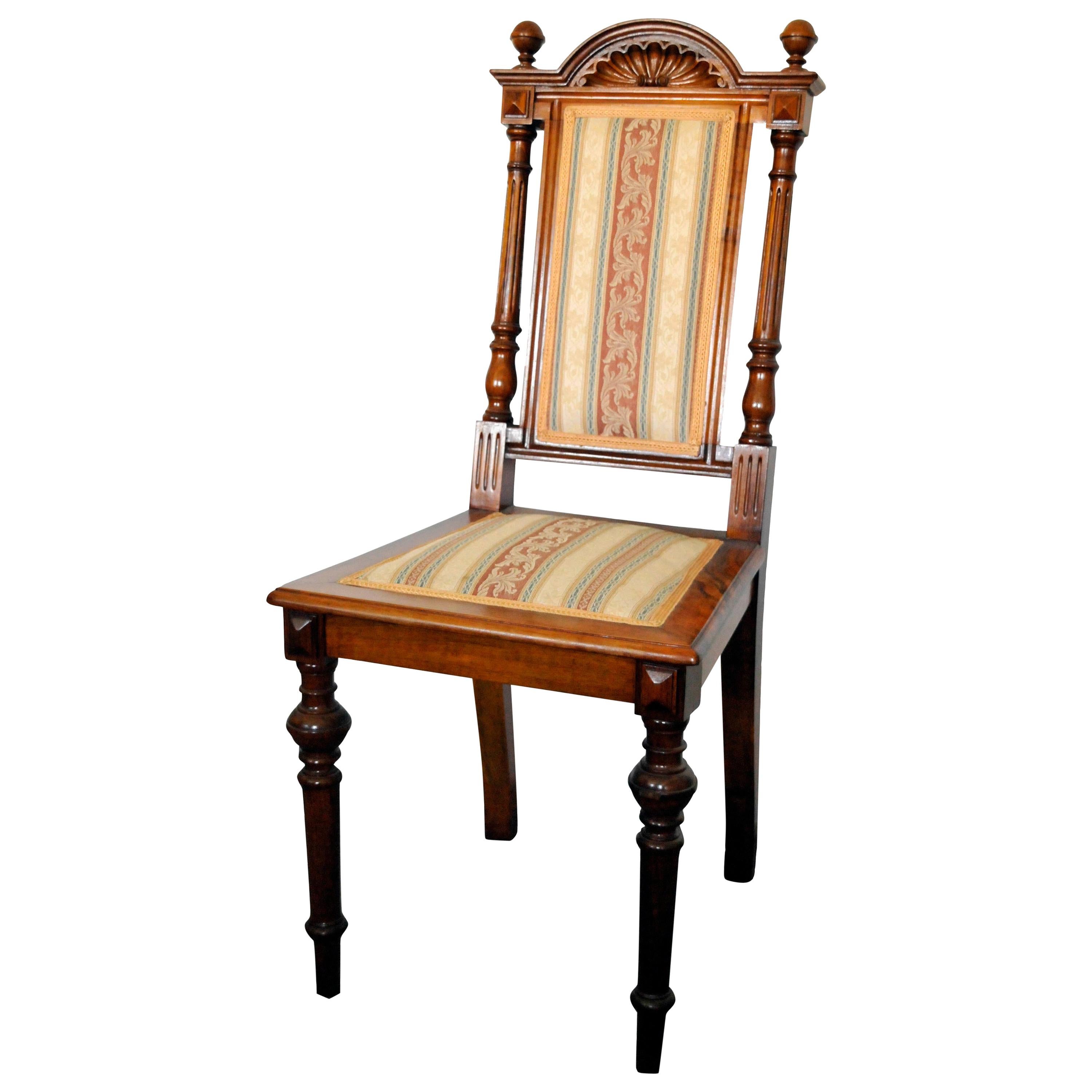 Elaborately Carved Chair, circa 1890 For Sale