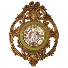 Assiette de cabinet encadrée avec soin, Allemagne, vers 1900