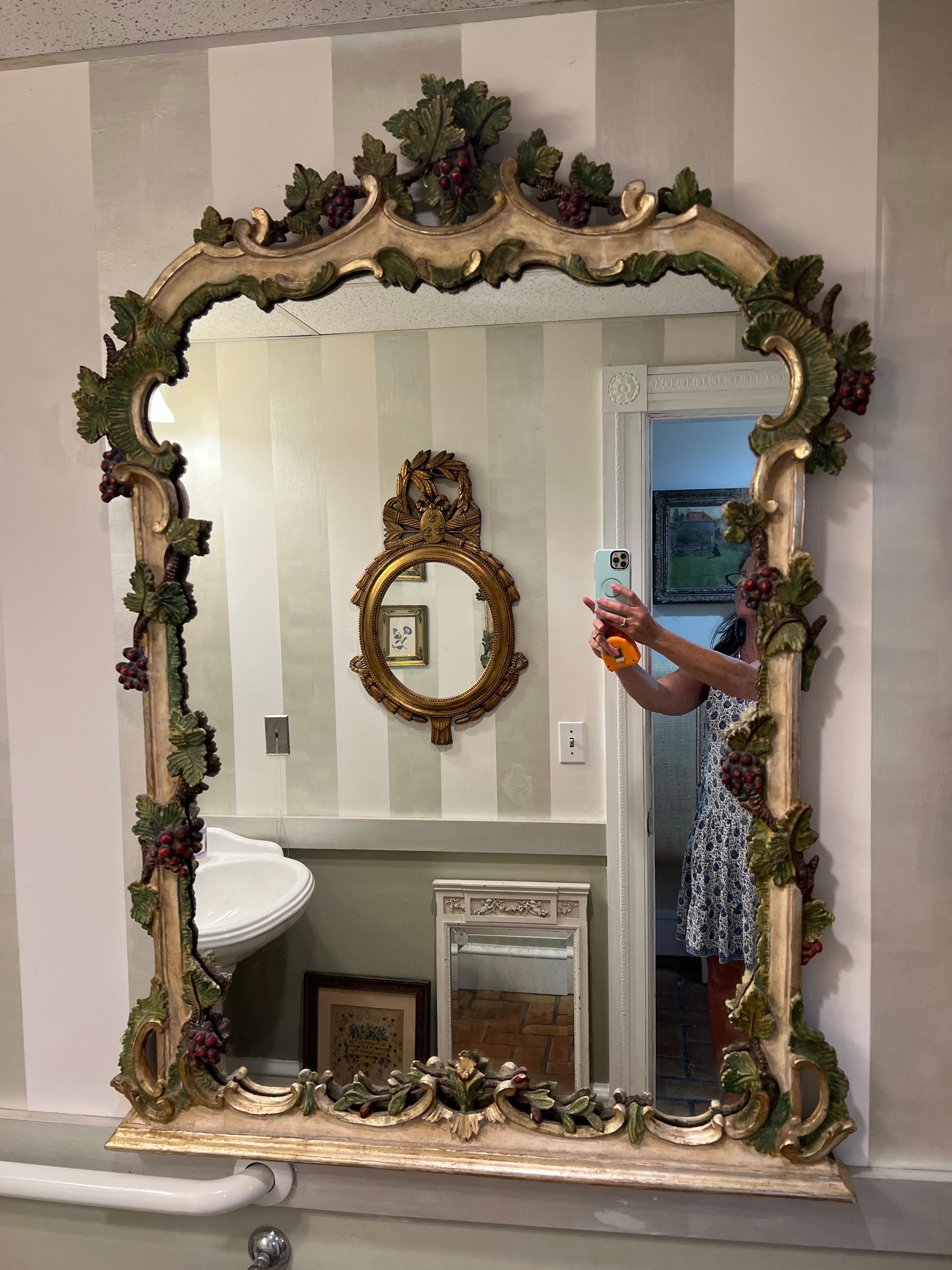 mirror with vines