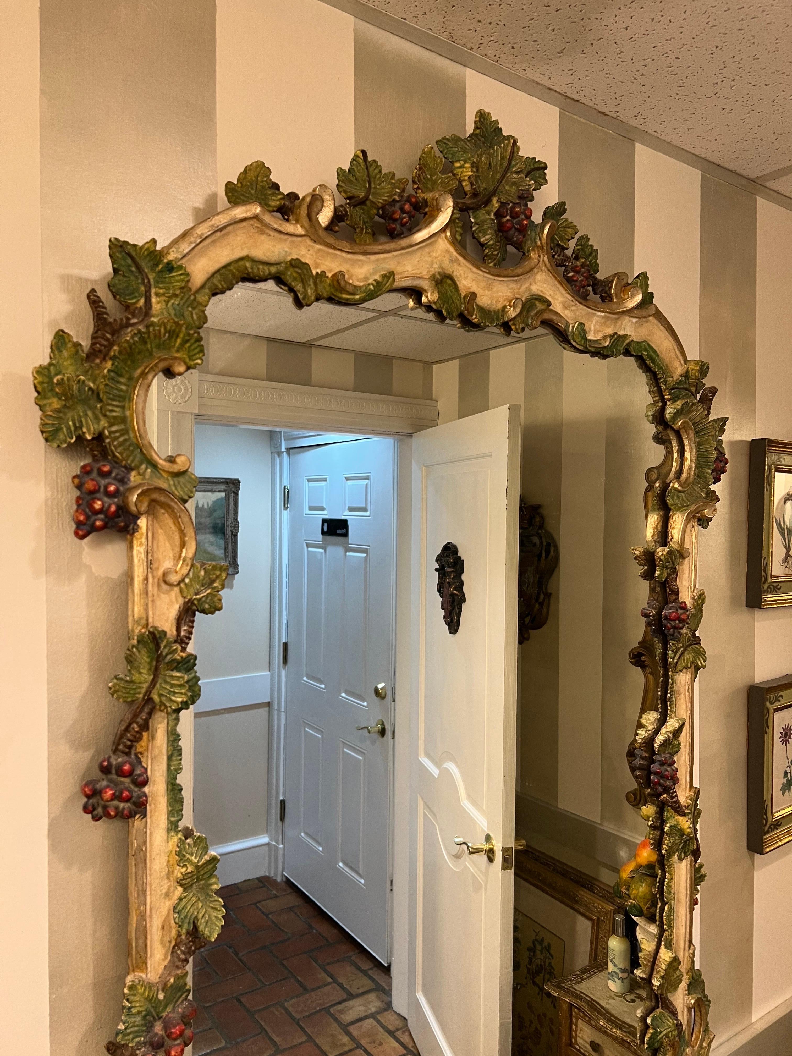 mirror with vines