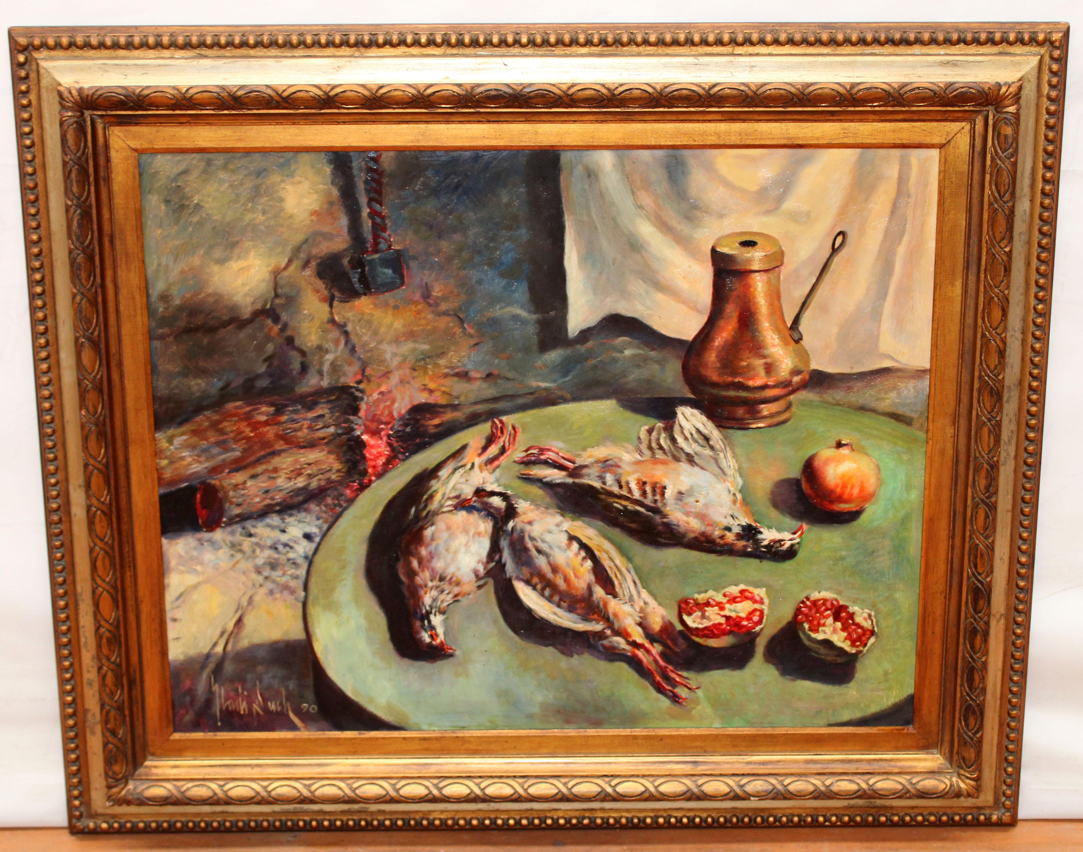 Óleo sobre tela - Naturaleza muerta - Año 1990 – Painting von Eladi Duch Mosteiro