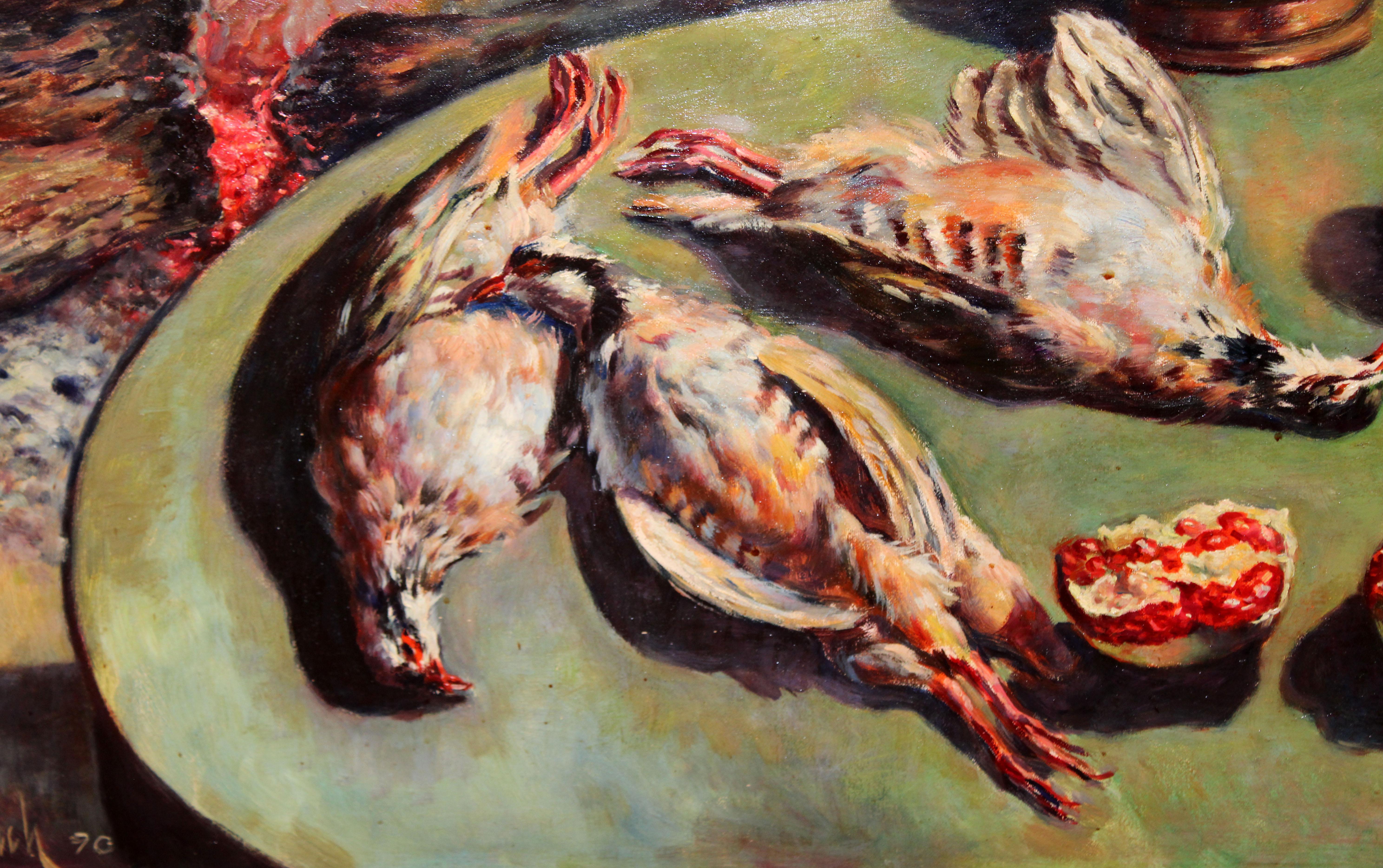 Óleo sobre tela - Naturaleza muerta - Año 1990 im Angebot 1
