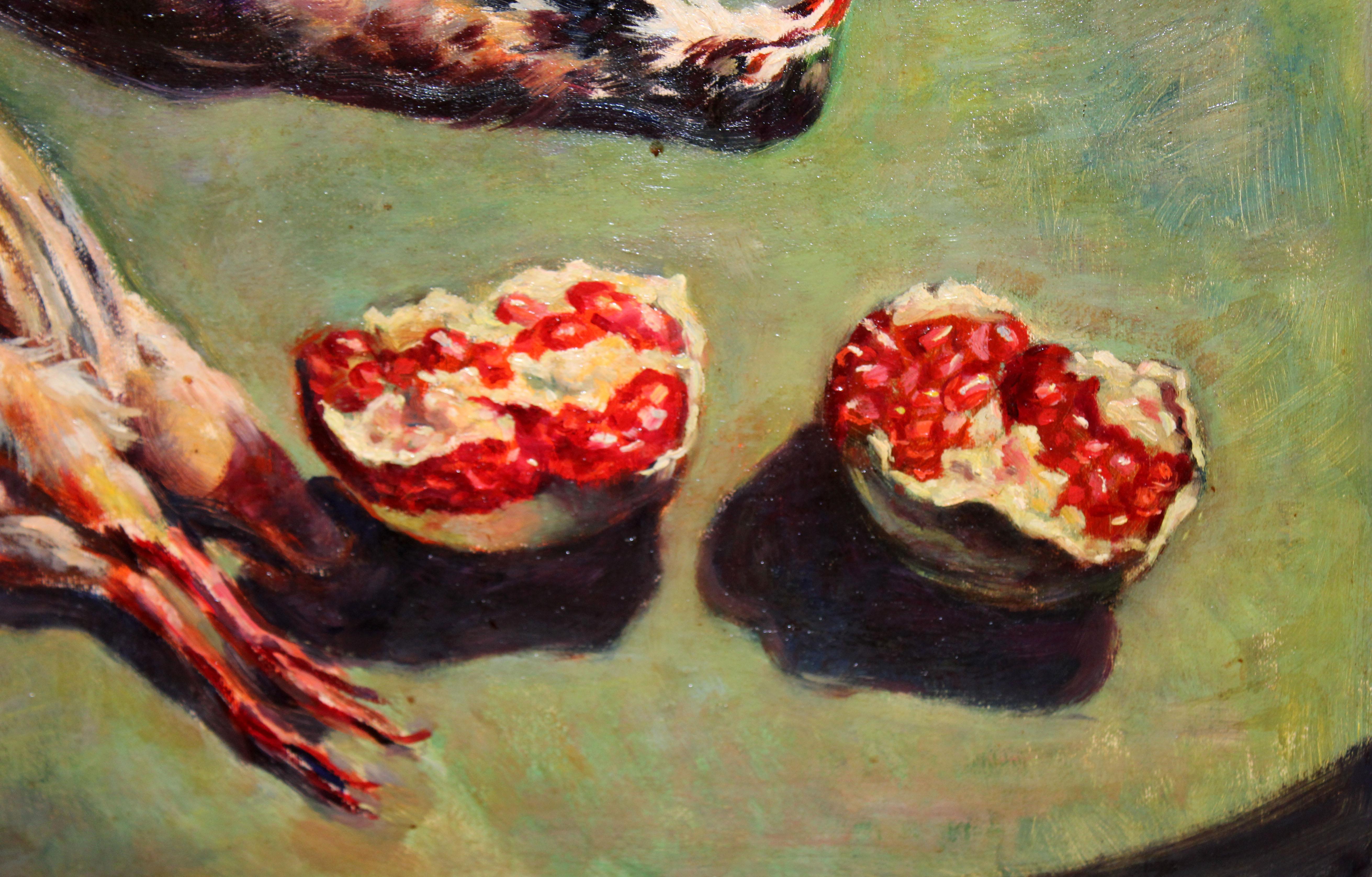 Óleo sobre tela - Naturaleza muerta - Año 1990 im Angebot 2
