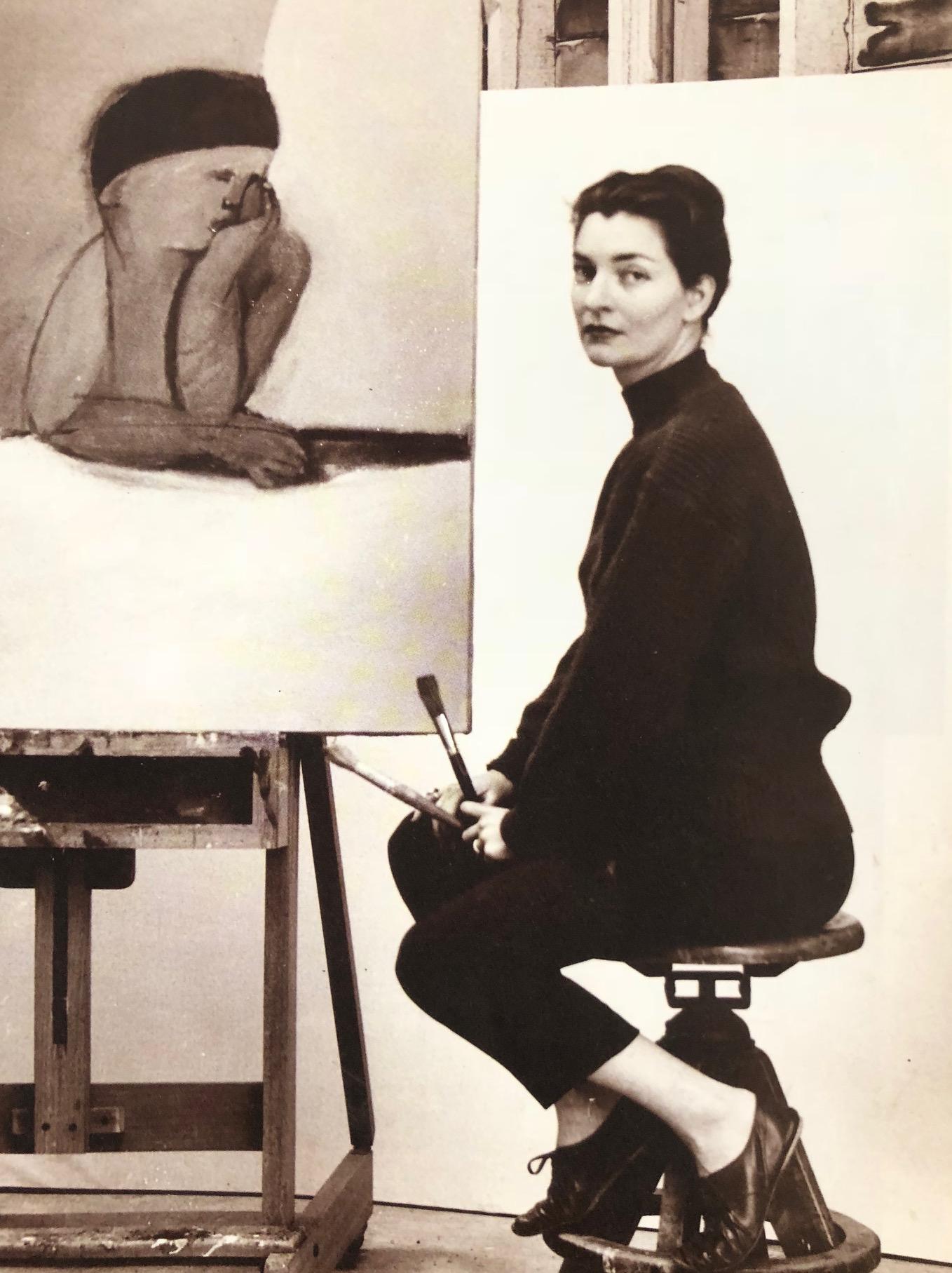 Retrato de Maya Angelou realizado por el importante artista Badgley Arnoux al final de su carrera en venta 1