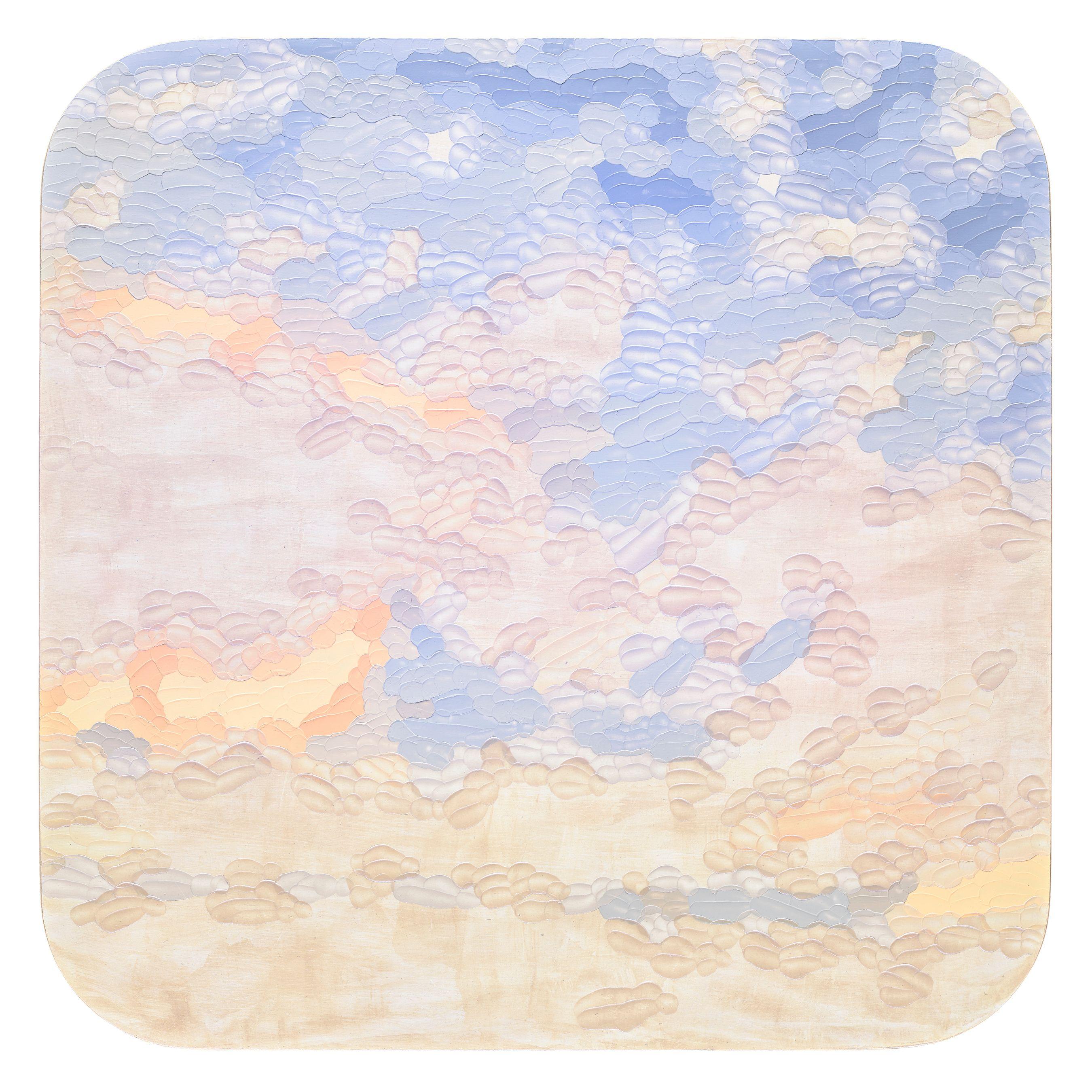 Elaine Coombs Landscape Painting - Rare (blue pearl)