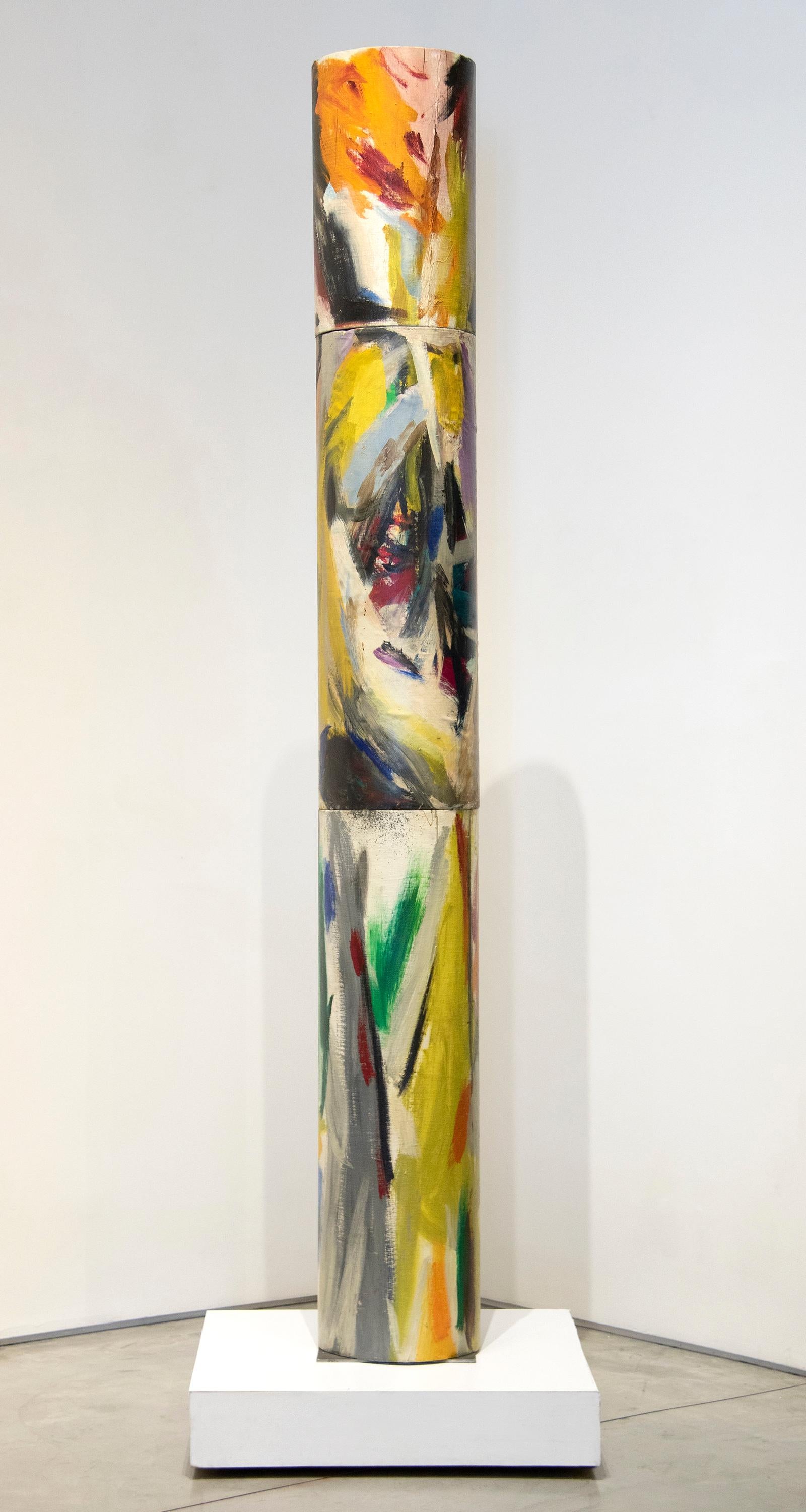Untitled: (Totem Pole) - Abstract Sculpture, c. 1960