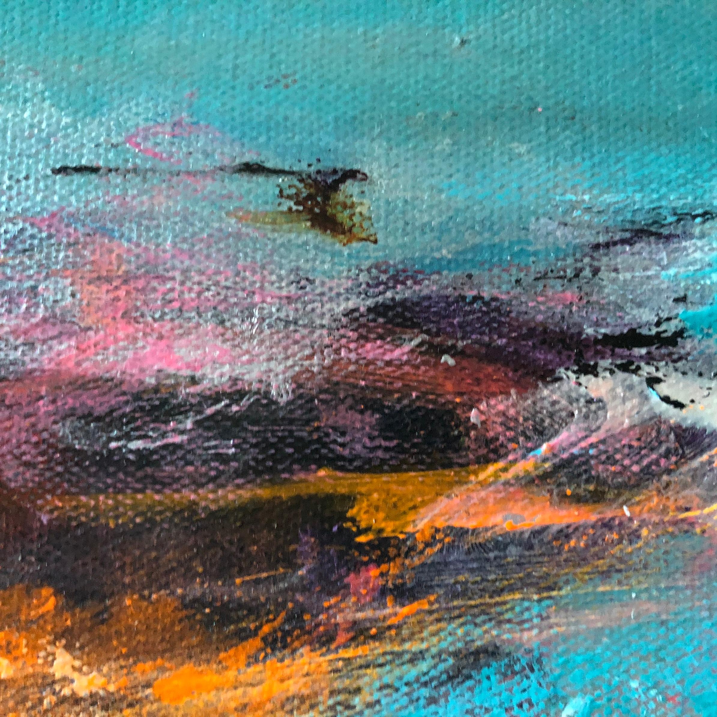 Voler des moments - Abstrait Painting par Elaine Ford