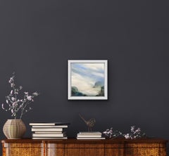 Coastal Mist by Elaine Fox, Contemporary Landscape Painting, Original Art