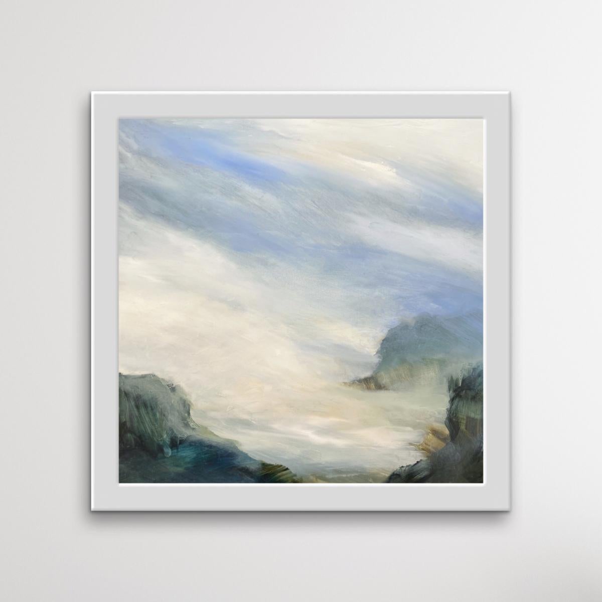 Coastal Mist [2022]
original and hand signed by the artist 
Oil Paint on Cradled Panel
Image size: H:25 cm x W:25 cm
Complete Size of Unframed Work: H:25 cm x W:25 cm x D:2cm
Sold Unframed
Please note that insitu images are purely an indication of