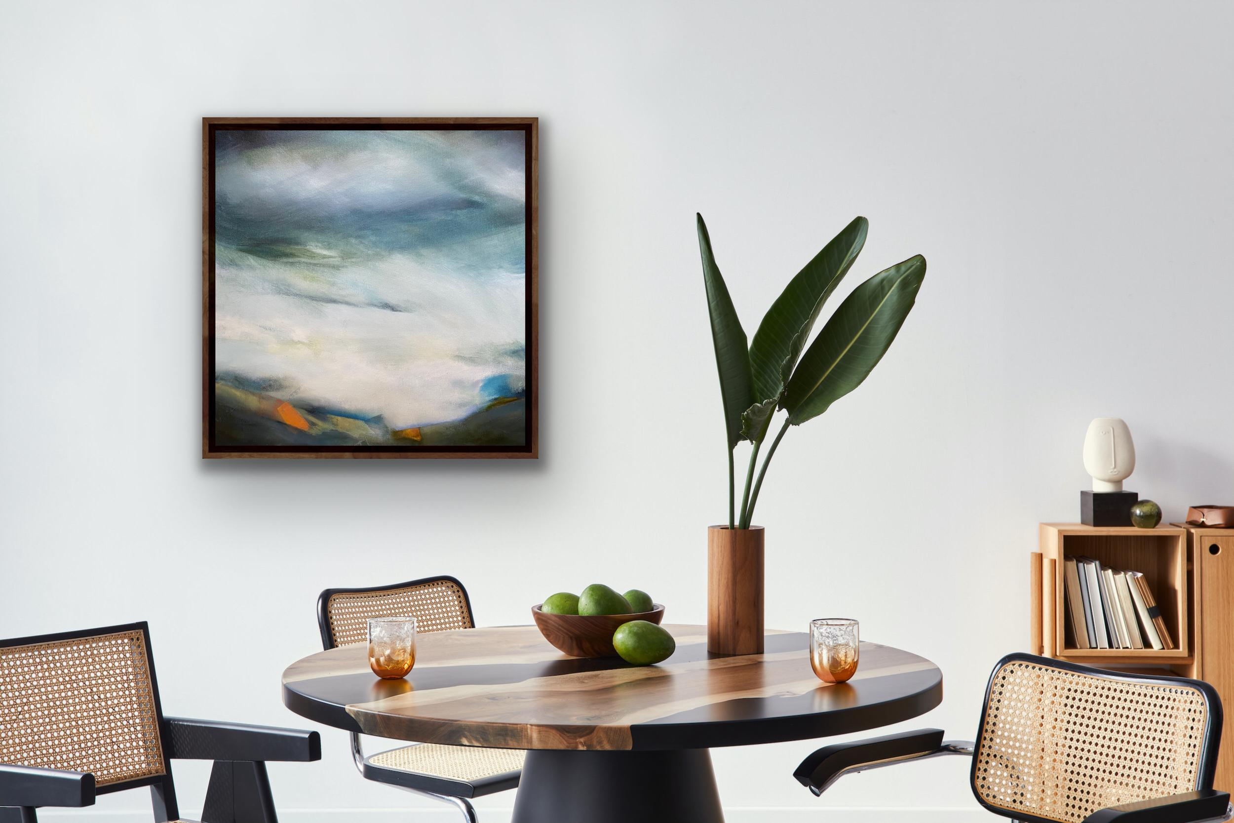 Hora azul, Elaine Fox, Pintura original, Arte atmosférico, Arte paisajístico, 2022 en venta 1