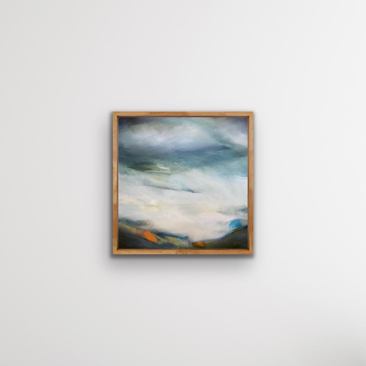 Blue Hour, Elaine Fox, Original painting, Atmospheric art, Landscape art, 2022 For Sale 2