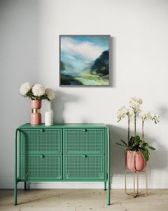 Frühes Versprechen, Originalgemälde, Landschaft, abstrakt