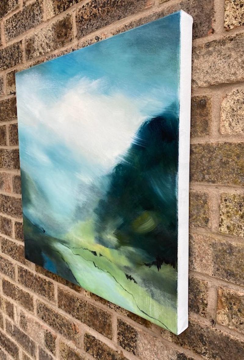Frühes Versprechen, Originalgemälde, Landschaft, abstrakt (Abstrakt), Painting, von Elaine Fox