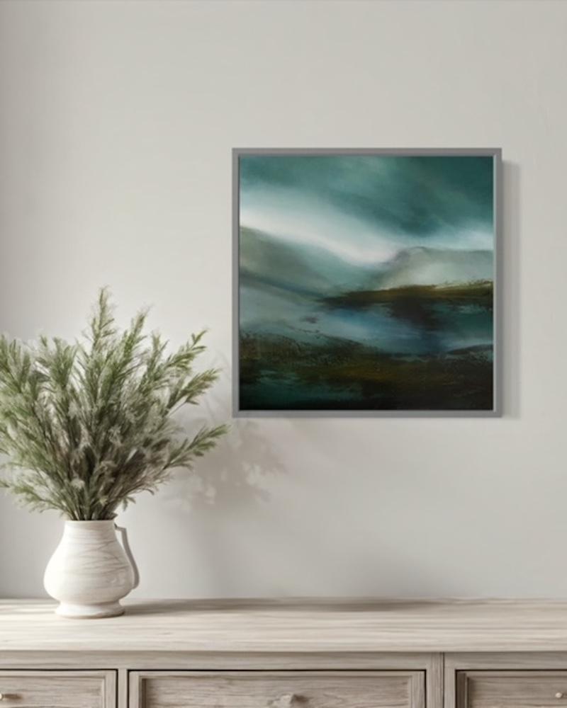 Gloaming, original painting, landscape, contemporary For Sale 3