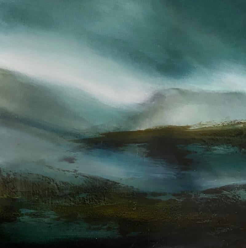 Gloaming, original painting, landscape, contemporary - Painting by Elaine Fox