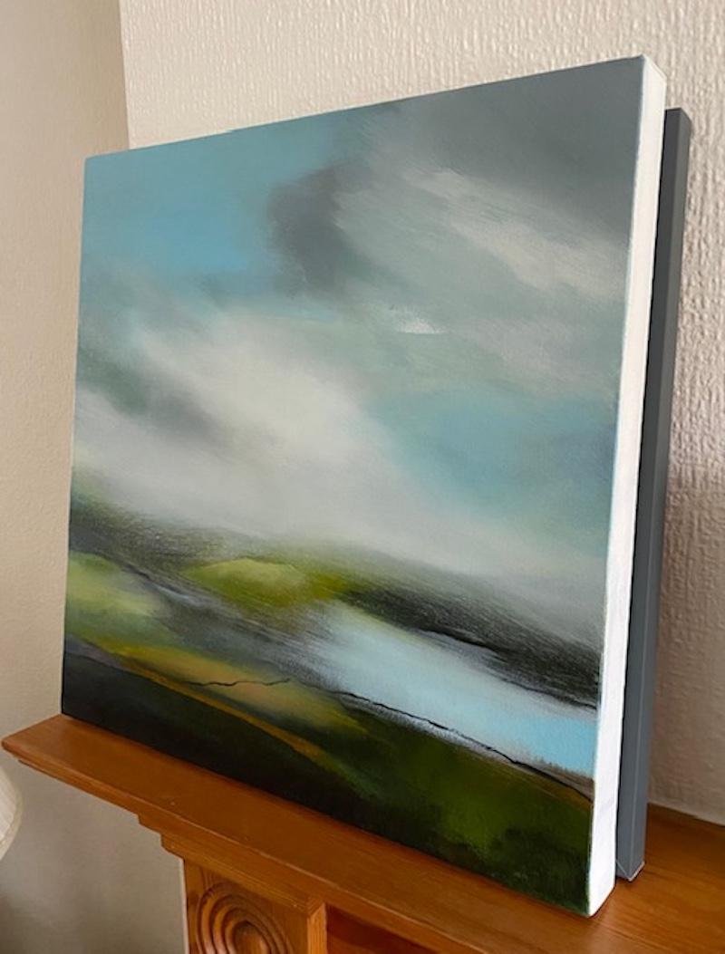 Holding the Light, Originalgemälde, Landschaft, abstrakt, zeitgenössisch im Angebot 1
