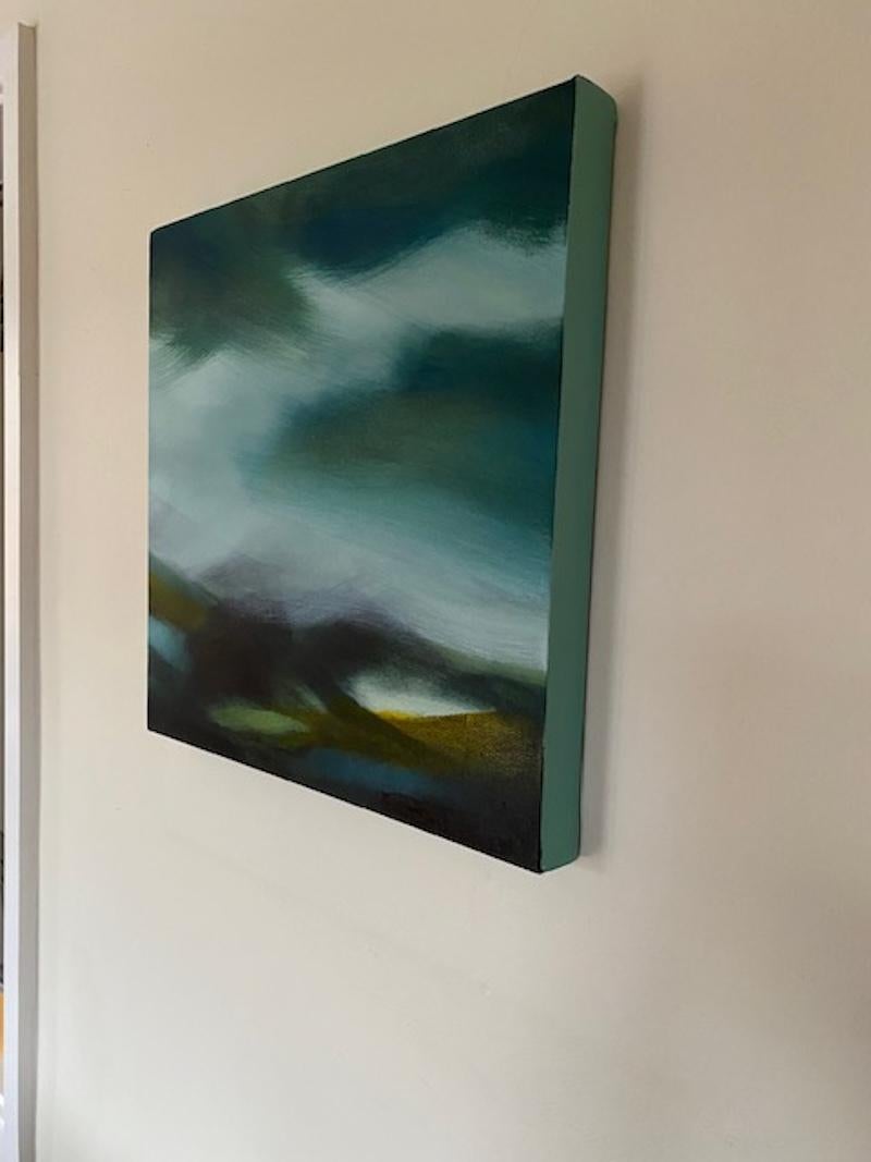 Dieses Gemälde wurde von den geheimnisvollen und stimmungsvollen Landschaften der Inneren Hebriden inspiriert, dem Licht, der Stille und der eindringlichen, dramatischen Atmosphäre, die dort vorherrscht. Ich wollte eher das wahre Wesen des Ortes