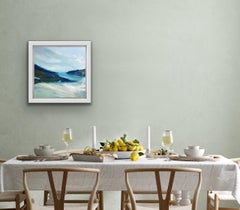 Loch Caroy, abstract art, impressionistic, affordable art, original painting