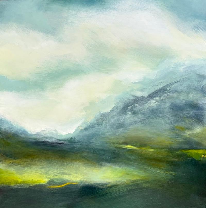 Mist in the Glen, original painting, contemporary