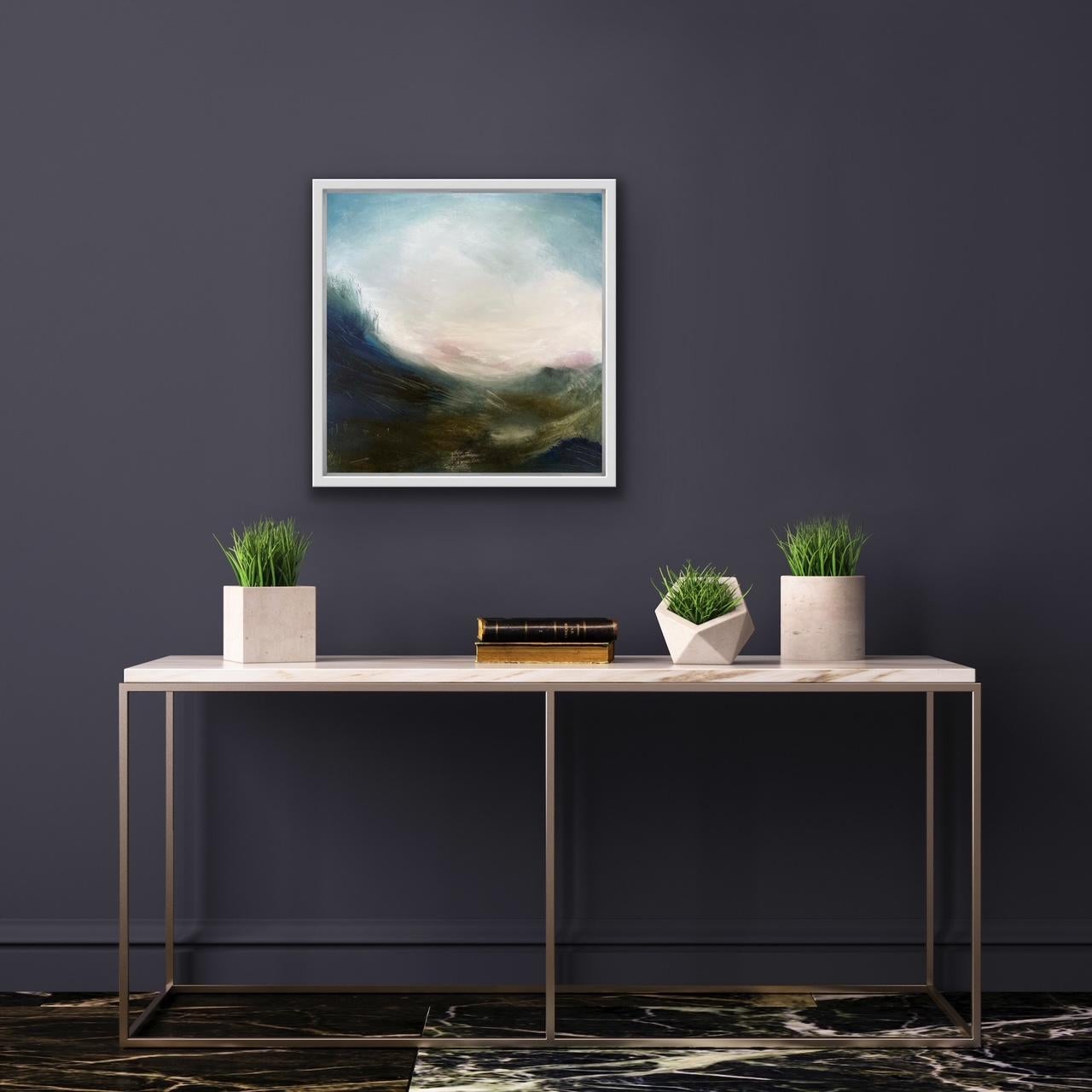 Mountain Mist von Elaine Fox, Abstraktes Gemälde, Landschaftsgemälde im Angebot 3