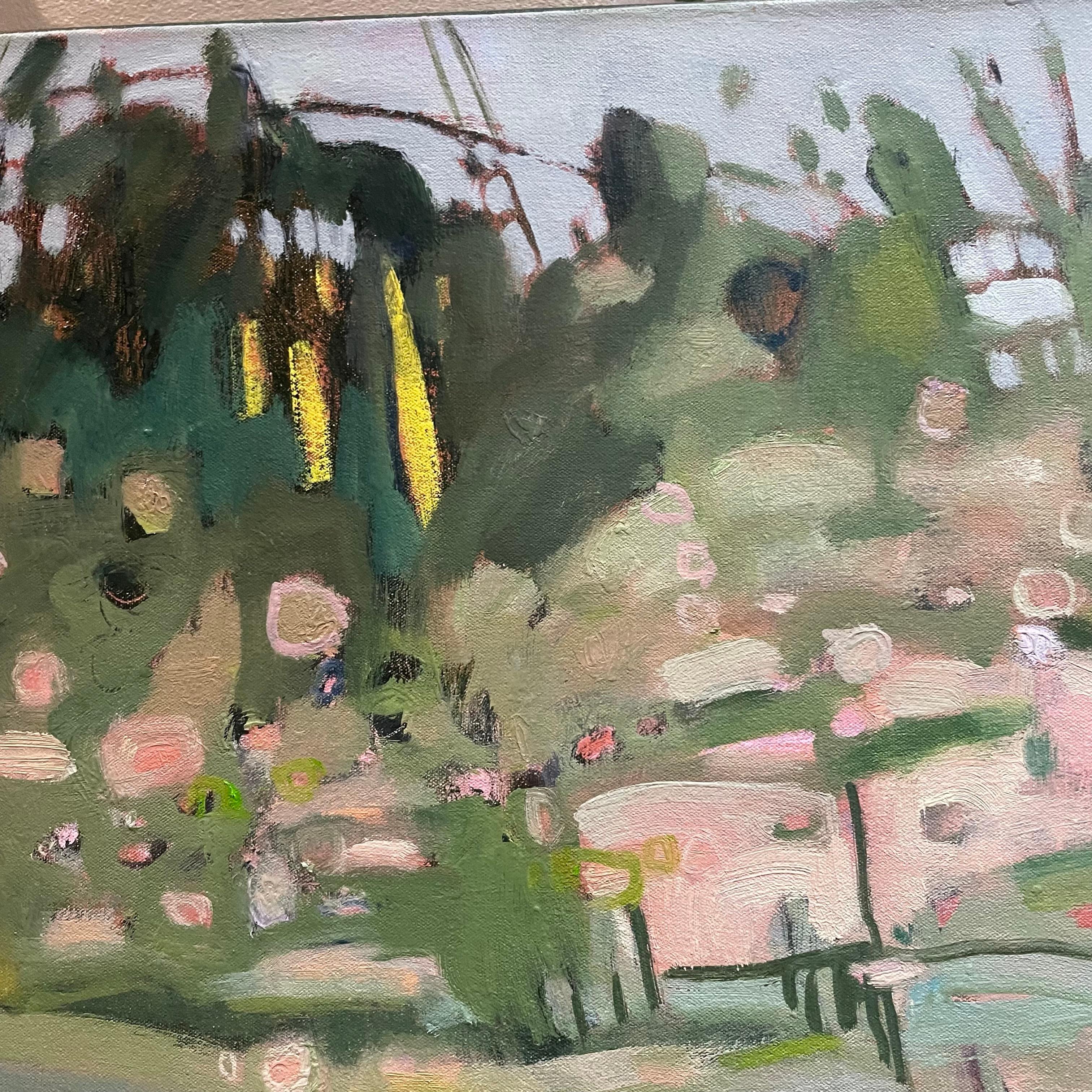 Tackley Revisited II, quadro originale, contemporaneo, astratto, paesaggio in vendita 1