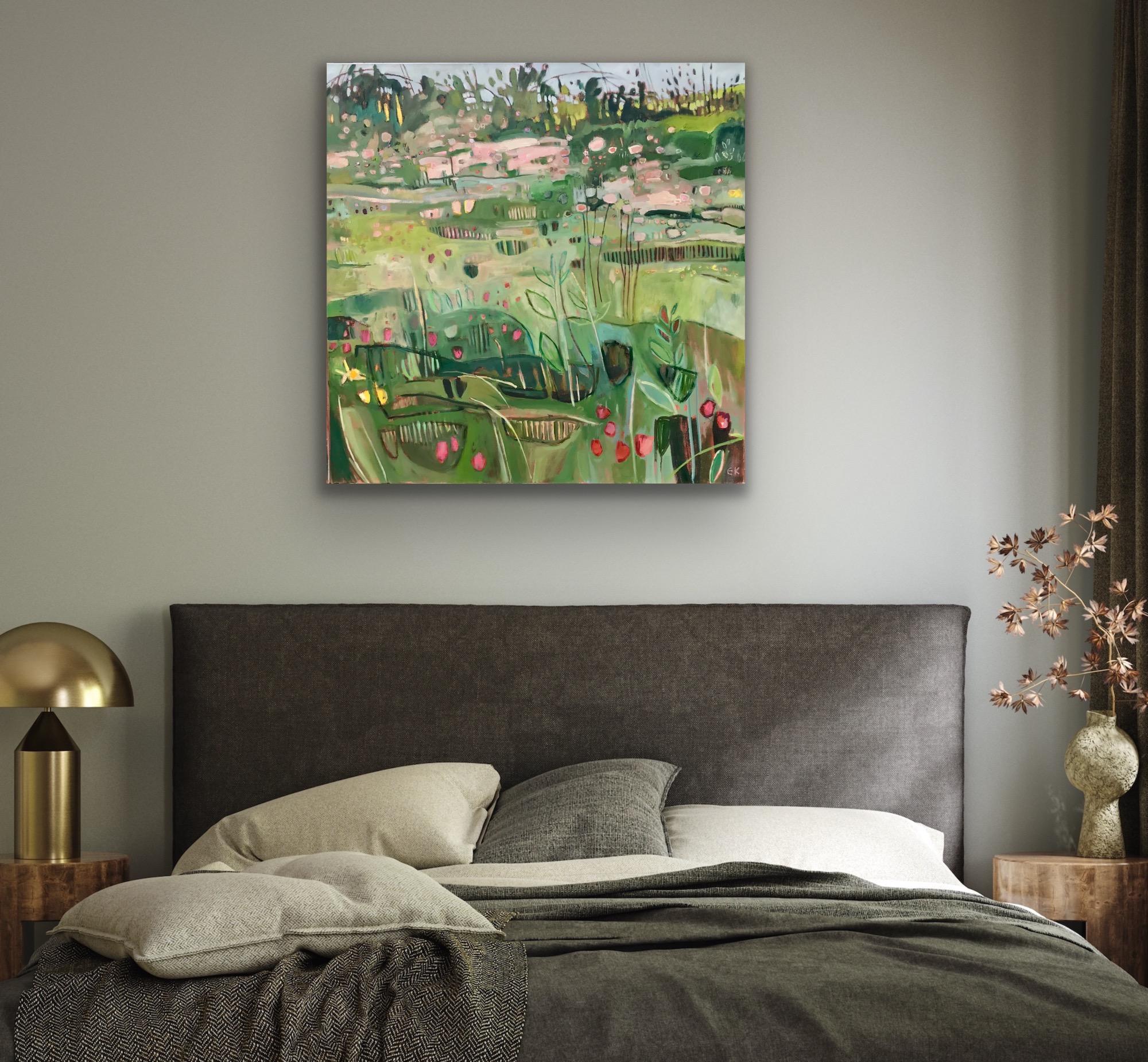 Tackley Revisited II, quadro originale, contemporaneo, astratto, paesaggio in vendita 5