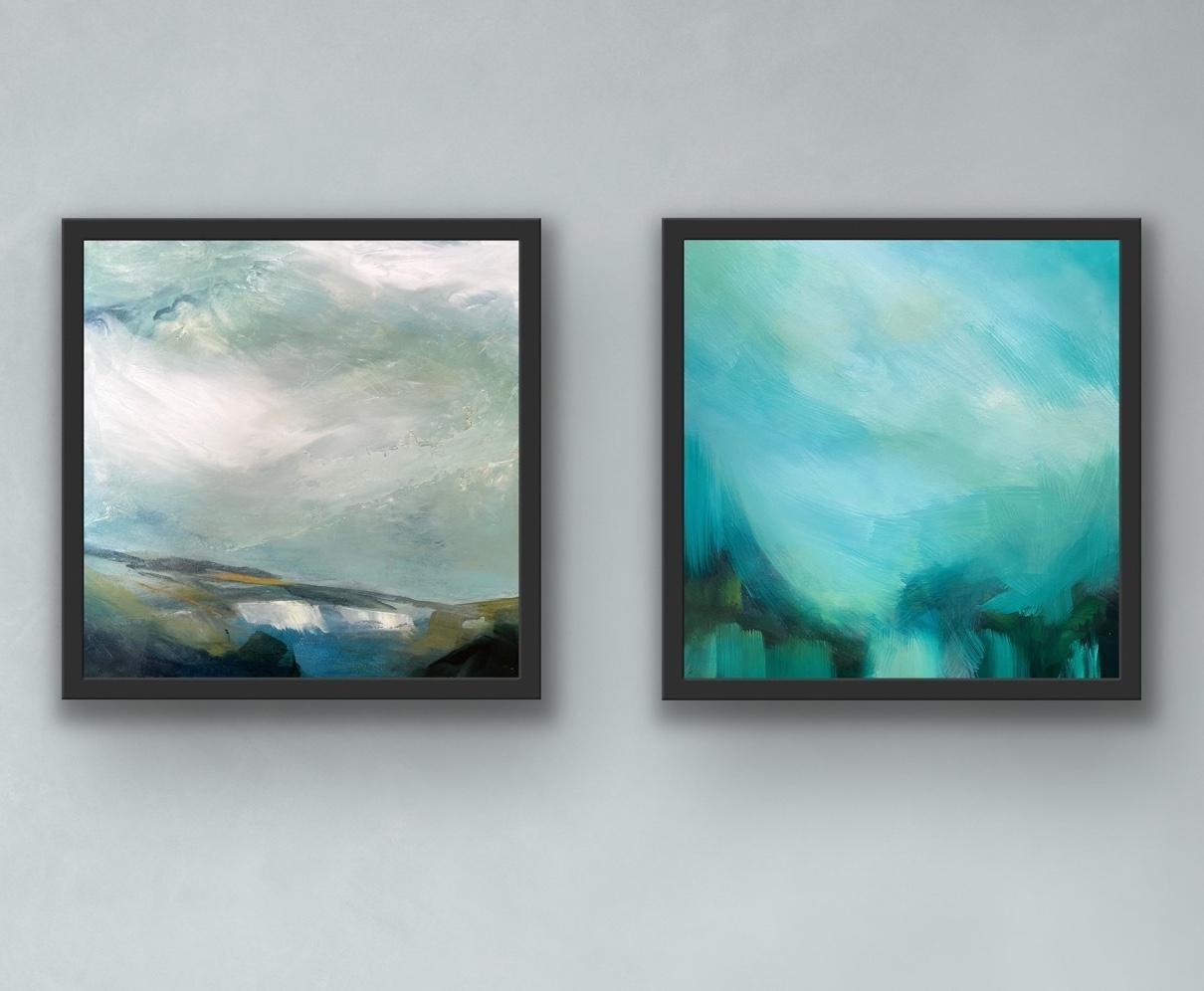 Valley of Dreams & Fleeting Light, diptyque, peinture originale