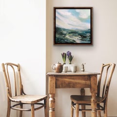 Waternish, Contemporary Scottish Landscape Painting, Blue and Green Seascape Art