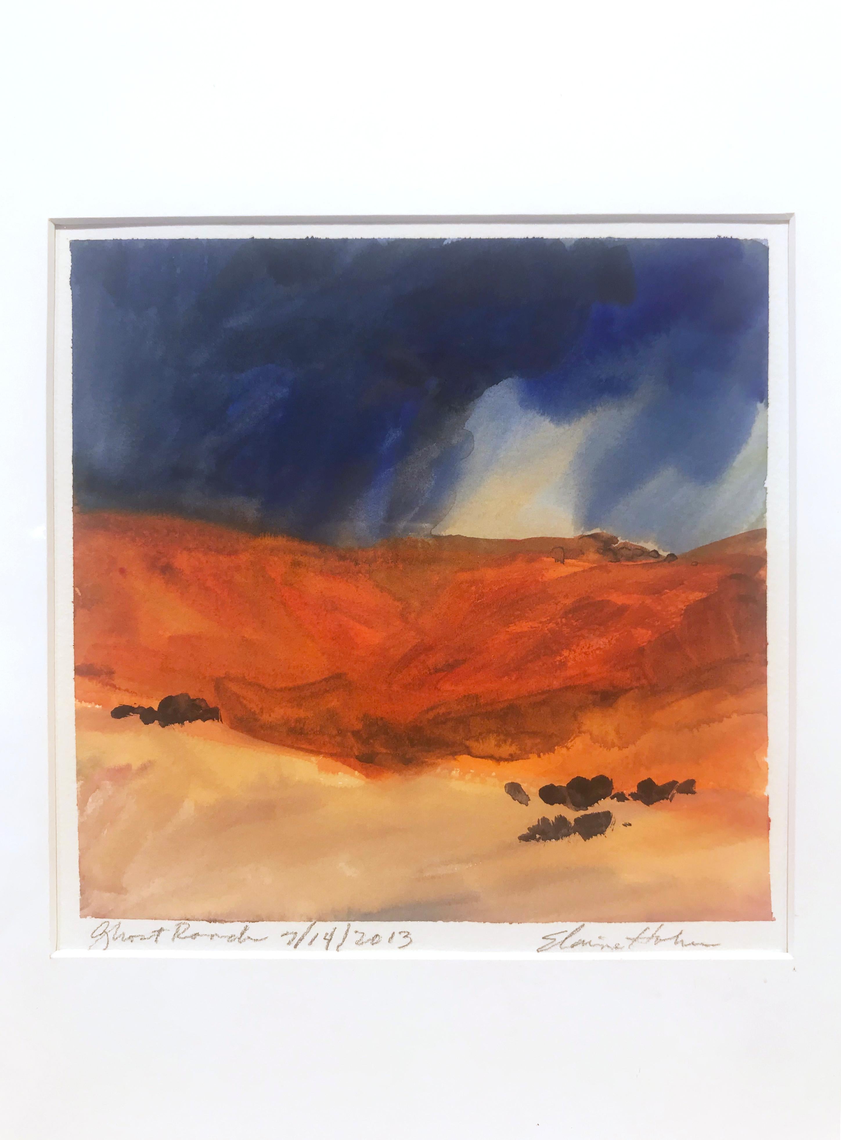 Ghost Ranch 7/14/2013  - Painting by Elaine Holien
