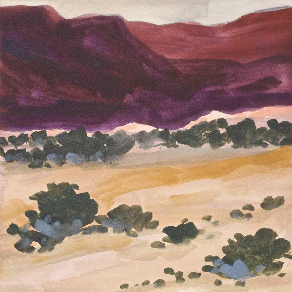 Elaine Holien Landscape Art - Ghost Ranch 8/19/14