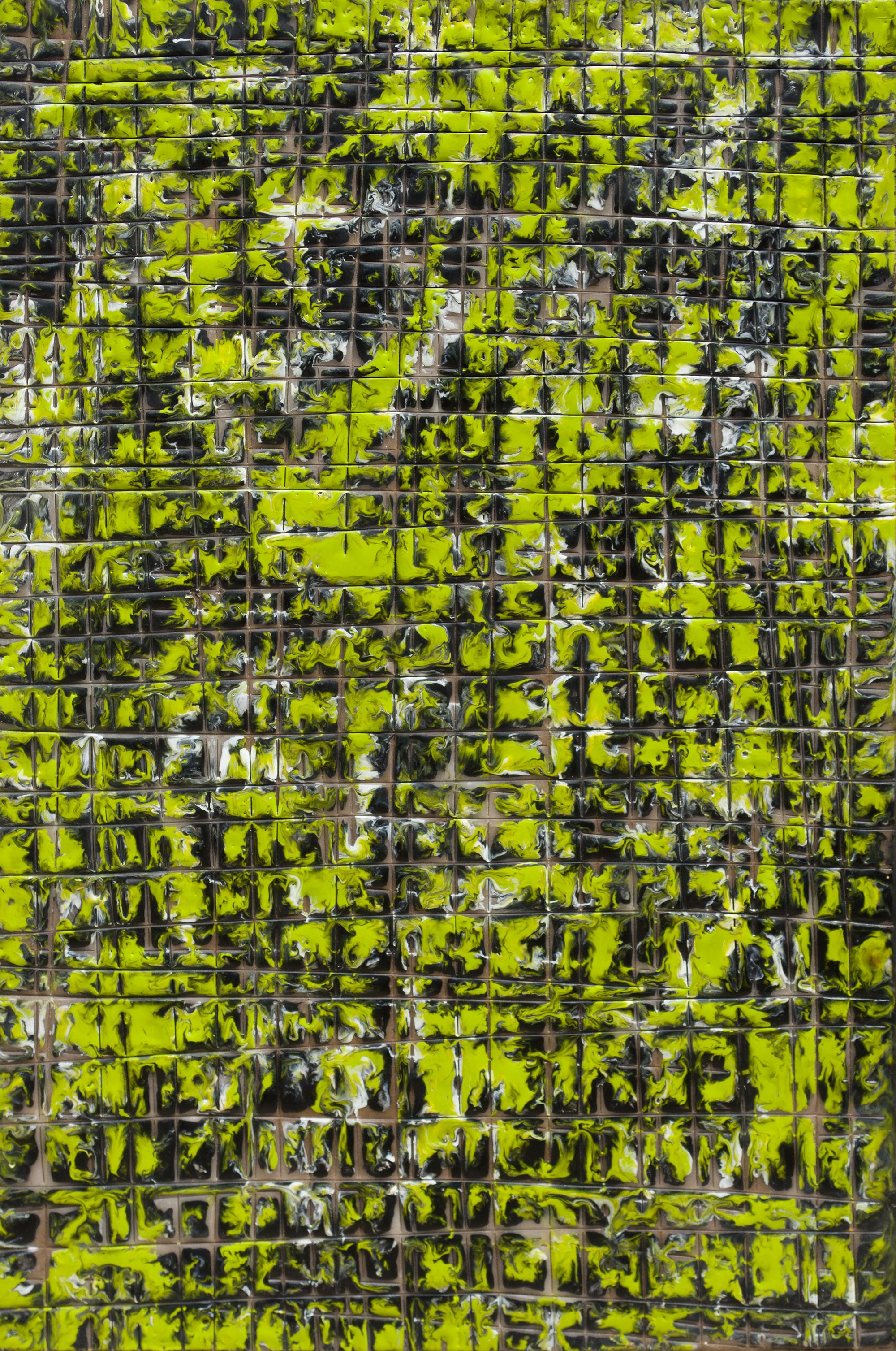 Elaine Holien Abstract Painting – Moss aus Schilfrohr