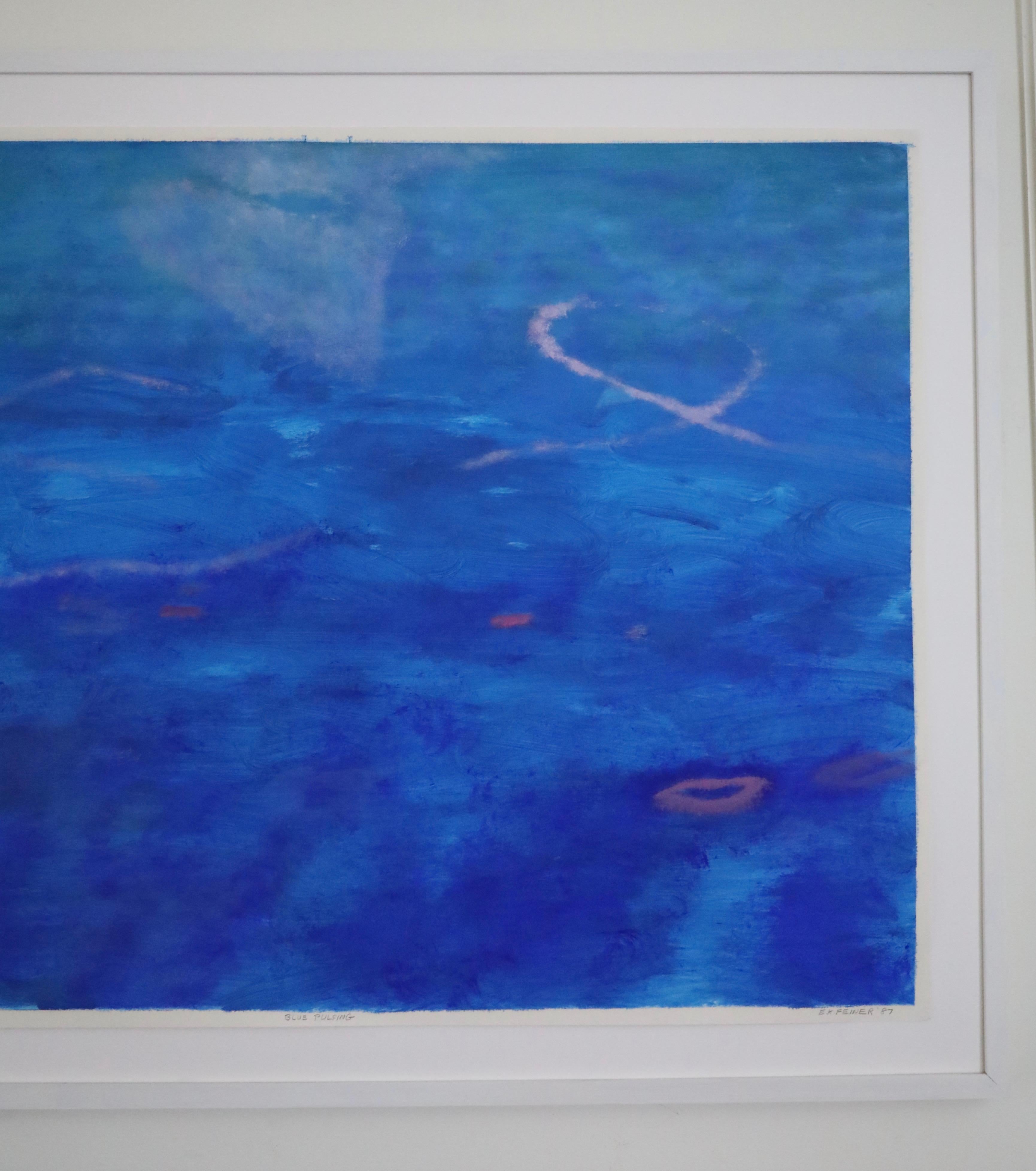 Abstract Oil and Chalk on Paper, 