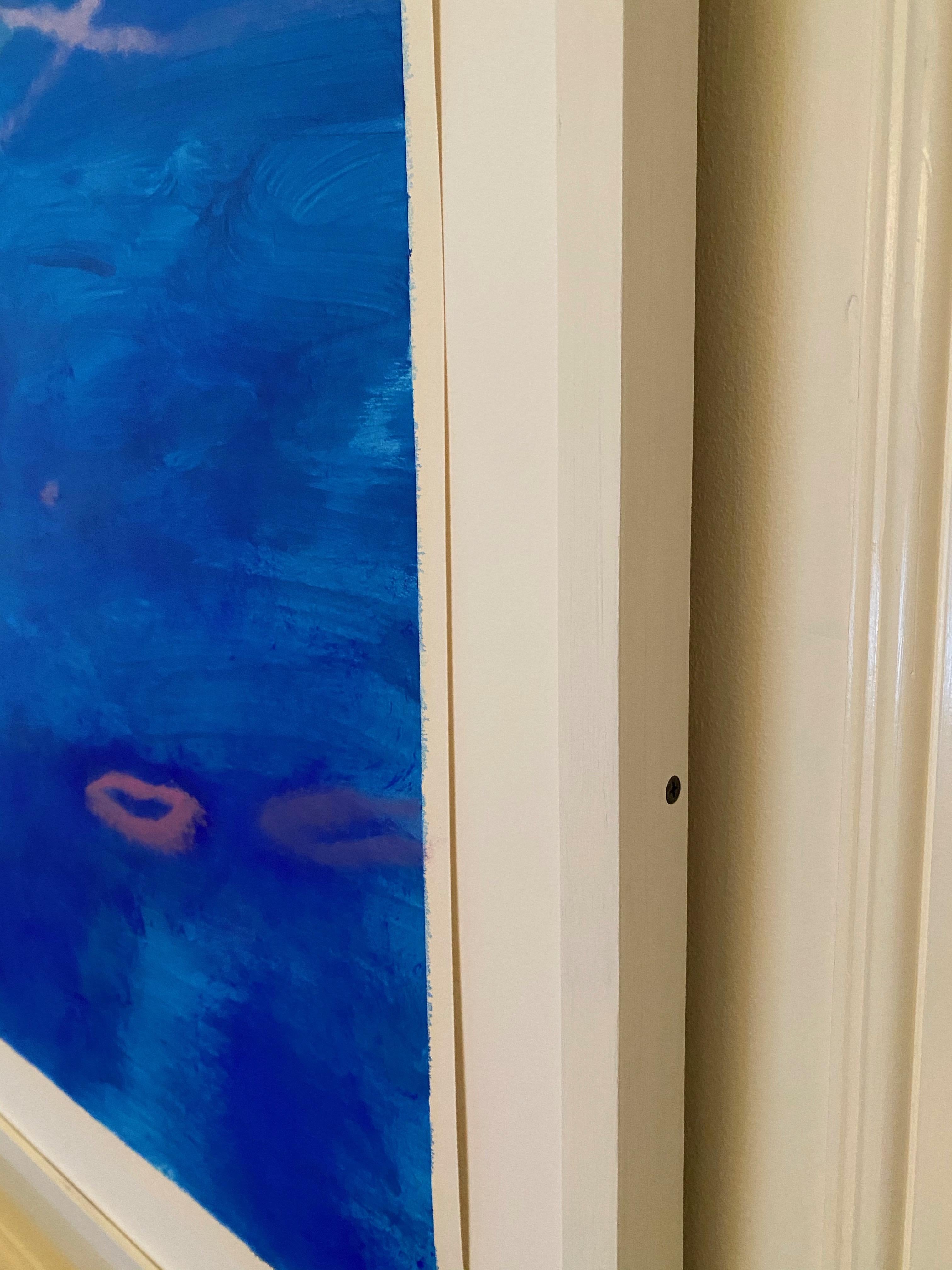 Abstract Oil and Chalk on Paper, 