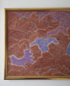 Abstract Oil on Canvas, Marathon Fla III