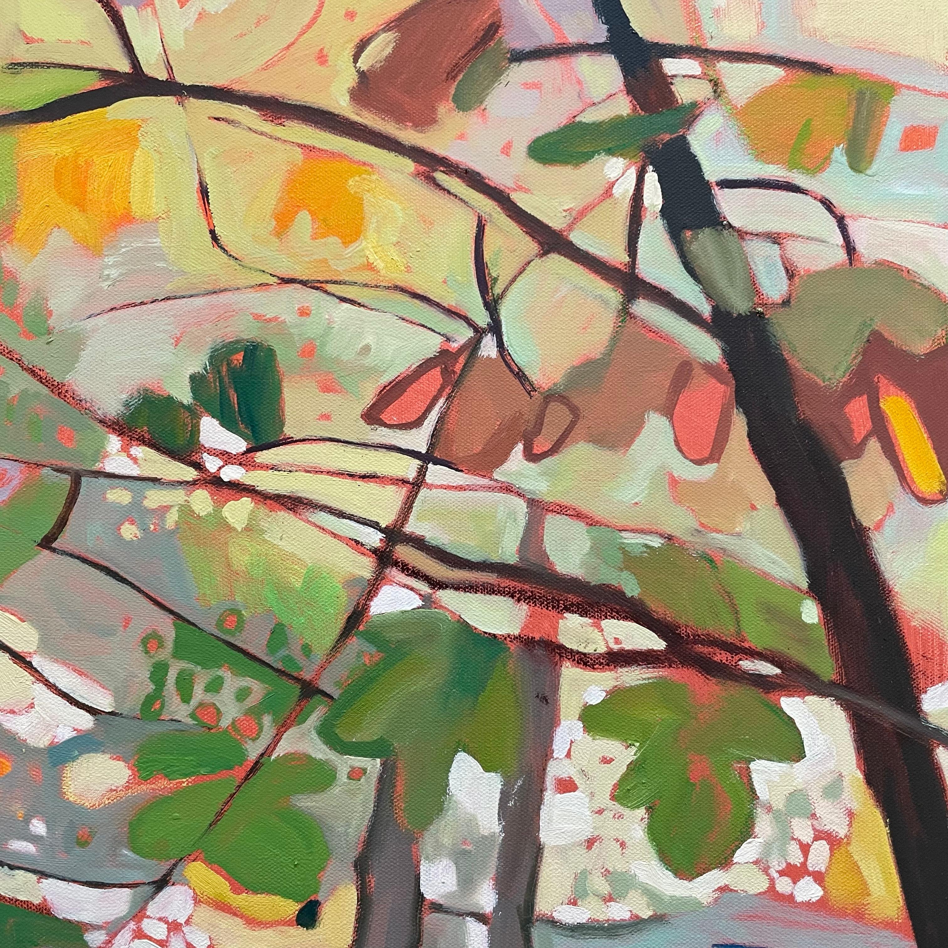 Bunny Wood in Late Autumn & Ryewater Summer, díptico, pintura original en venta 8