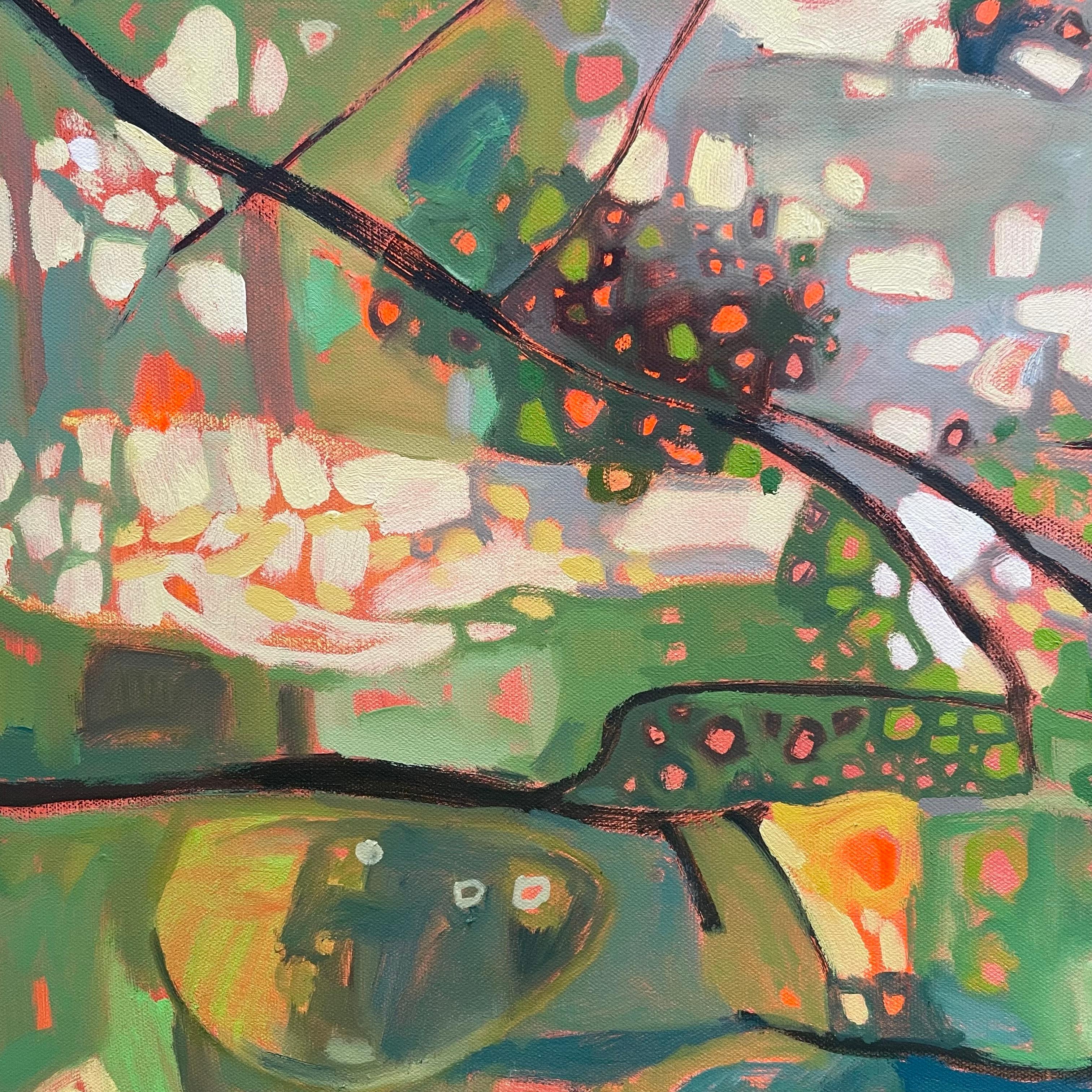 Bunny Wood in Late Autumn & Ryewater Summer, díptico, pintura original en venta 3
